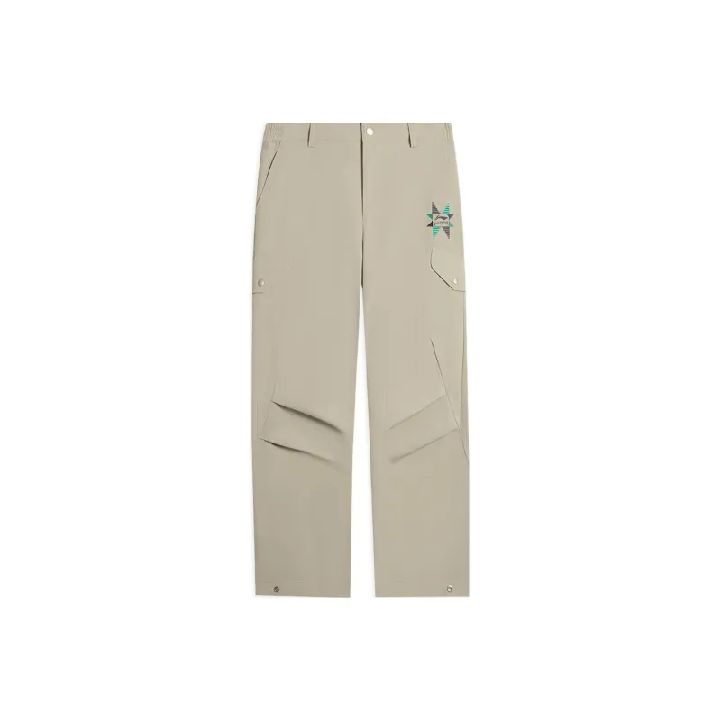 LiNing Casual Pants Men Khaki-0