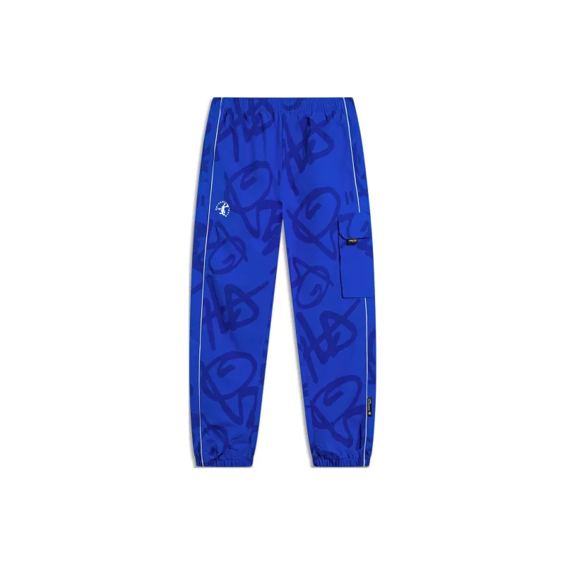 LiNing x Disney Knitted Sweatpants Men's Bright Blue-0