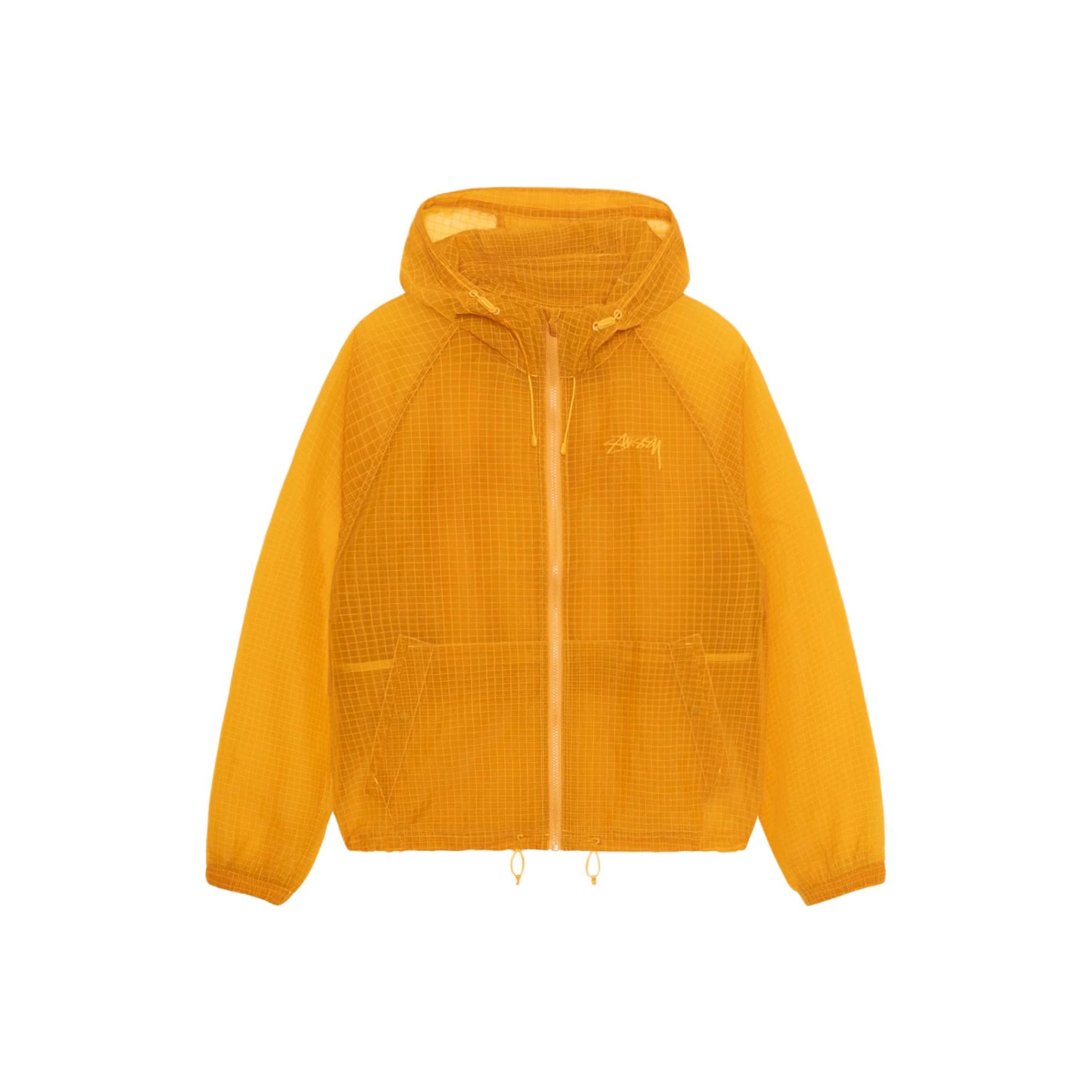 Stussy Beach Ripstop Transparent Shell Jacket Black L - POIZON