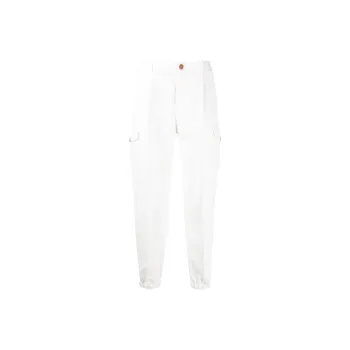 Brunello Cucinelli Pleat Detailed Tapered Cargo Pants