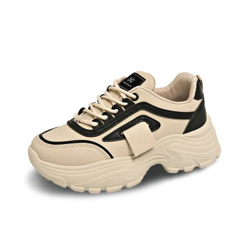 YUZHAOLIN Abrasion Resistant Slip Resistant Chunky Sneakers Women's-14