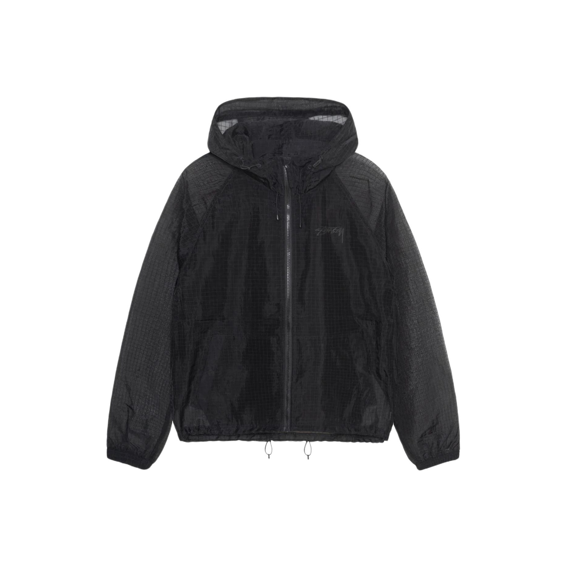 ★Stussy Beach Shell Transparent Ripstop Olive★ Stussy Beach Ripstop Transparent Shell Jacket Olive Men's
