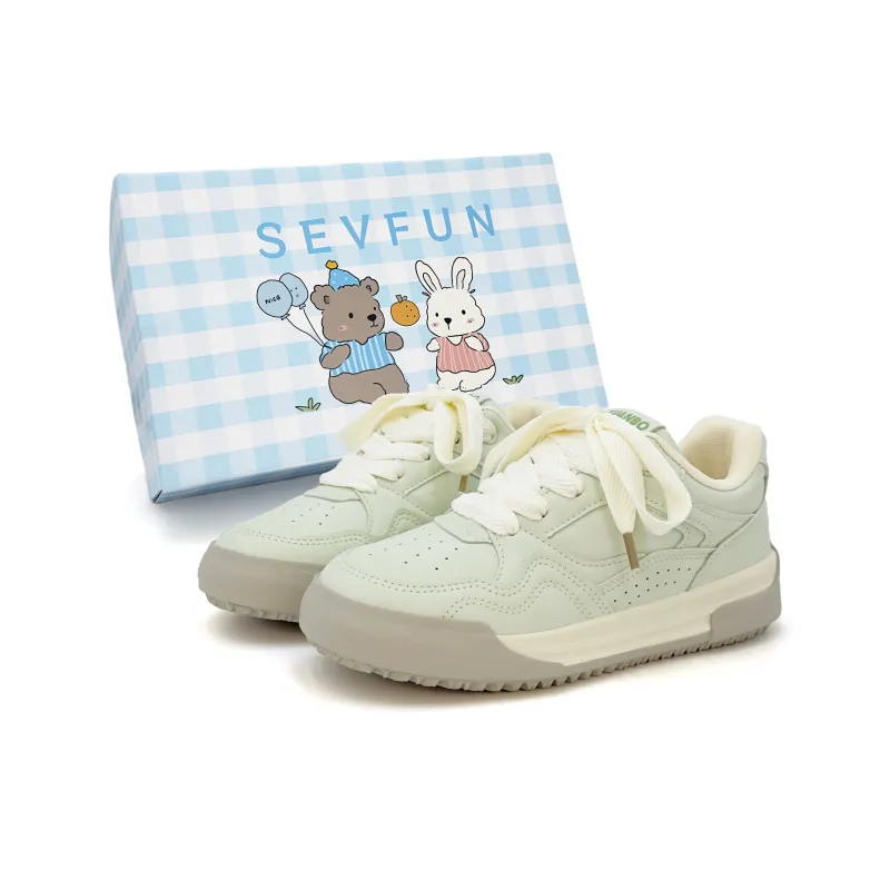 7 SEVFUN Low Top Skateboard Shoes Women's Box-0