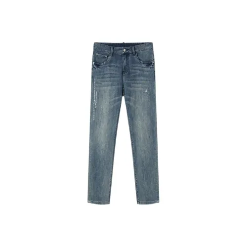 DEGAIA SS24 Jeans Men's Light Denim Blue