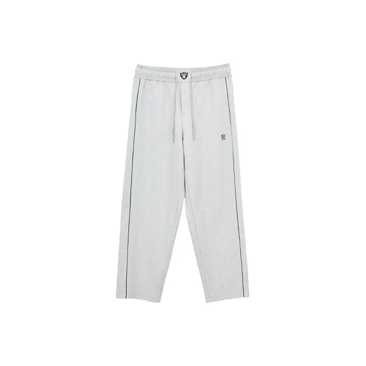 JACK JONES· x NFL Knitted Sports Pants Men's Light Heather Gray-0