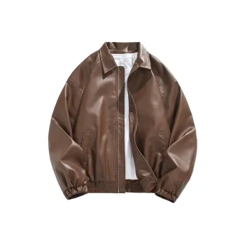 Dacapo Leather Jacket Unisex Coffee
