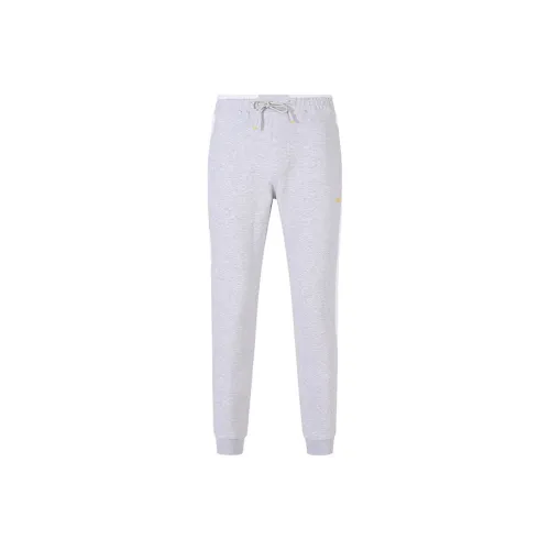 HUGO BOSS Elastic Cuff Casual SweatFeather Men's Light Gray