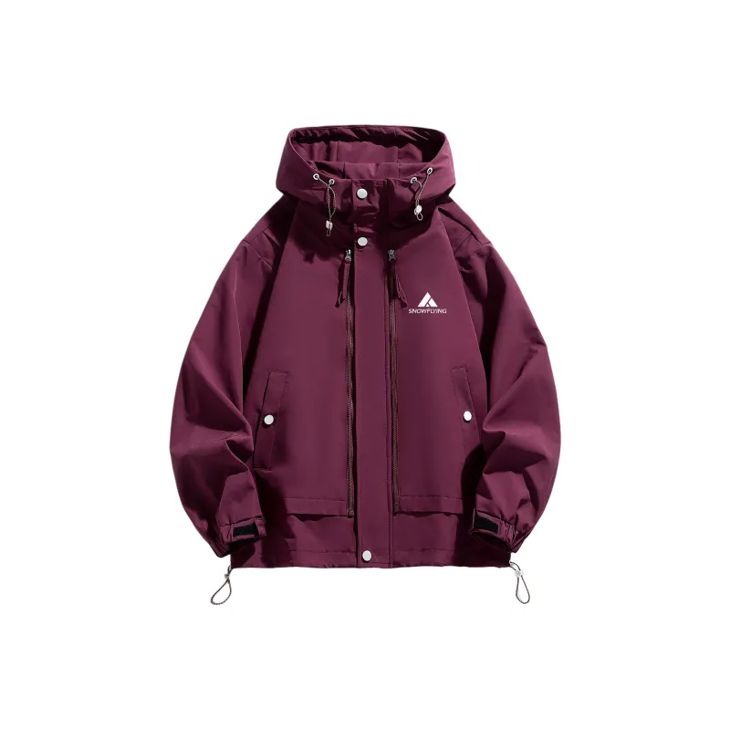 SNOW FLYING Jackets Coats Unisex Burgundy-5