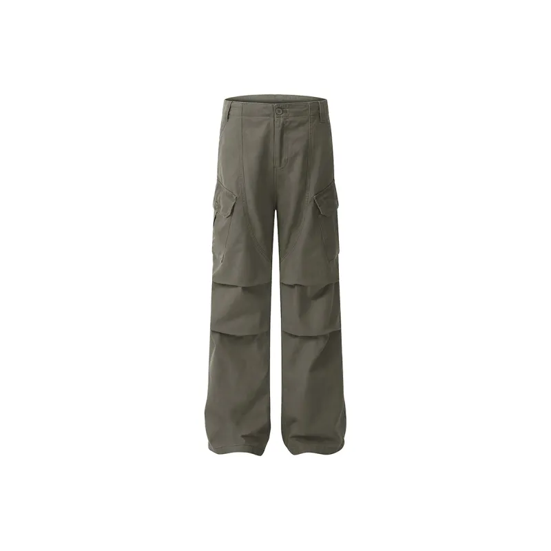 COOLALPACA Loose Fit Bootcut Casual Pants Unisex-0
