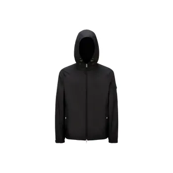 Moncler Etiache Zip Up Hooded Rain Jacket