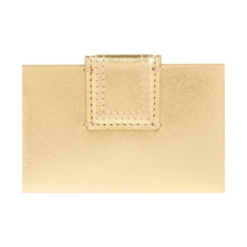 Jacquemus Sheepskin Card Holder Women's Gold-4