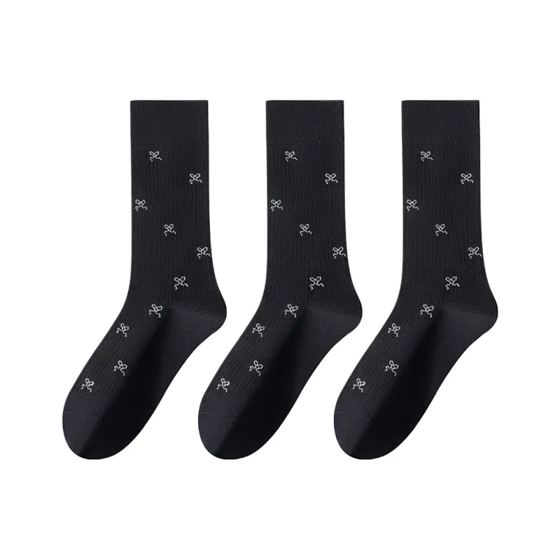 MIIOW Mid Calf Socks Women's 3 Pack-10