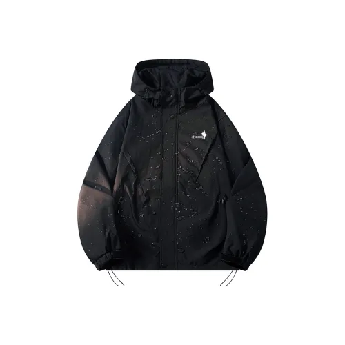 FORIDER Jackets Coats Unisex Black