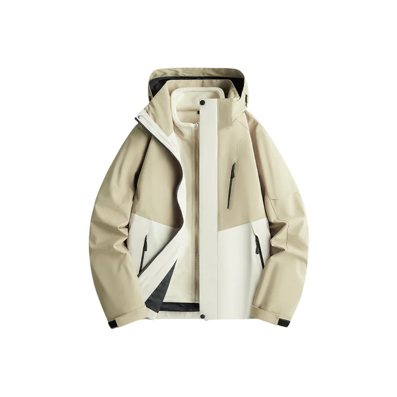Mulinsen Jackets Coats Unisex Ivory White-Fruit Green-24