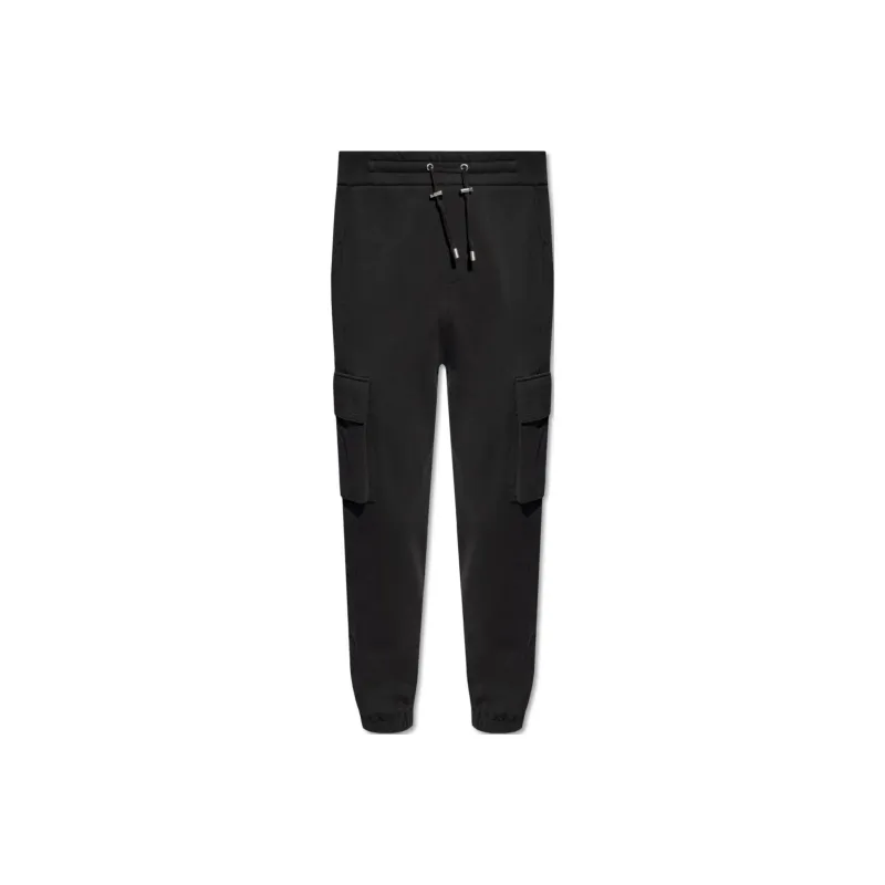 BALMAIN Pocket Detailed Drawstring Cargo Trousers-0