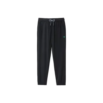 HLA Knitted Sweatpants Men Navy Blue Stripes L3