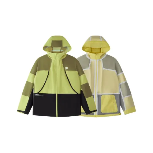 FILA FUSION URBAN TECHFILA FUSION X Jackets Coats Men's Ginger Green Yellow