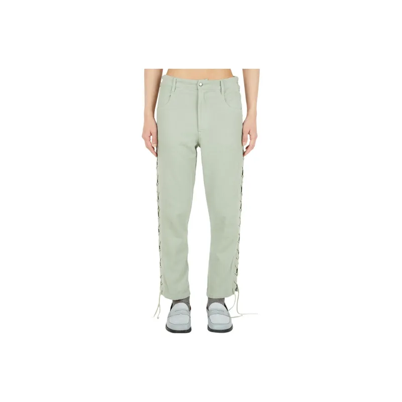 ECKHAUS LATTA Lace up Straight Trousers-0