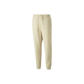 PUMA CLASSICS Knitted Sweatpants Men Light Yellow