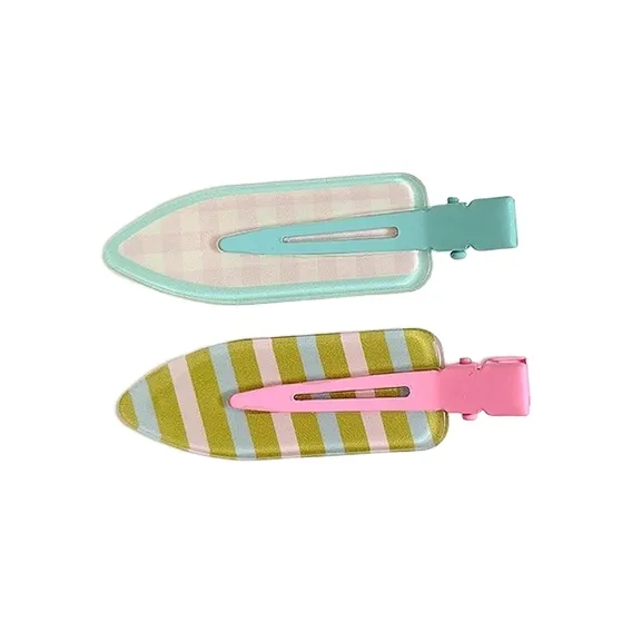 Water Jade Acrylic Hair Clips Women's-8