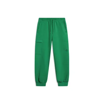 LiNing x DAQIANSHIJIE LIANMINGKUAN Sports Trend Series Knitted Sports Pants Men's Turquoise Scallion Green