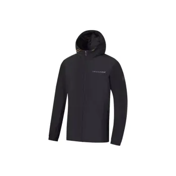 XTEP Variety Training Collection Trench Coat Men's Jet Black