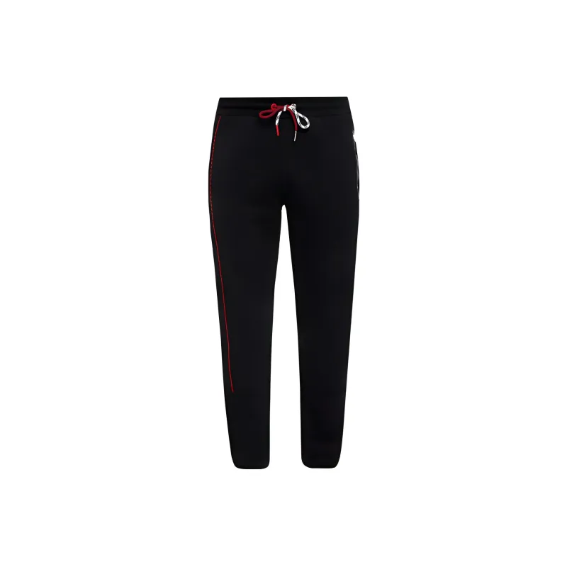Moncler Knitted Sweatpants Men Black-0
