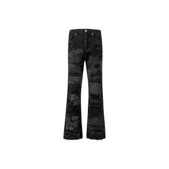 False Perception Jeans Unisex Washed Black