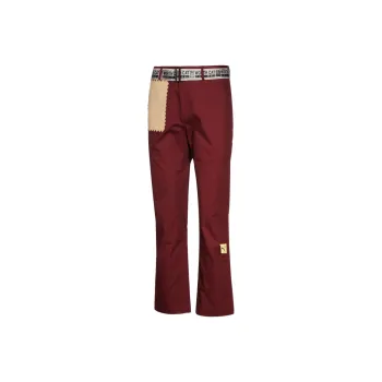PUMA MICHAEL LAU Collaboration Knitted Sports Pants Unisex Wine Colored