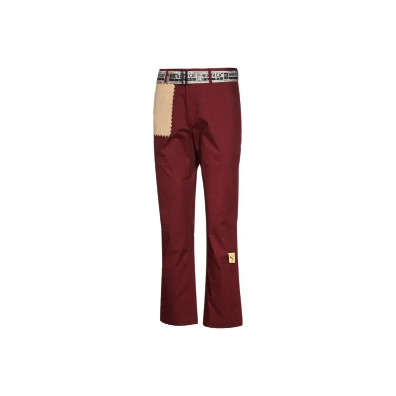 PUMA MICHAEL LAU Collaboration Knitted Sweatpants Unisex Wine-0