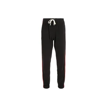 GUCCI Web Striped Velvet Jogger Pants