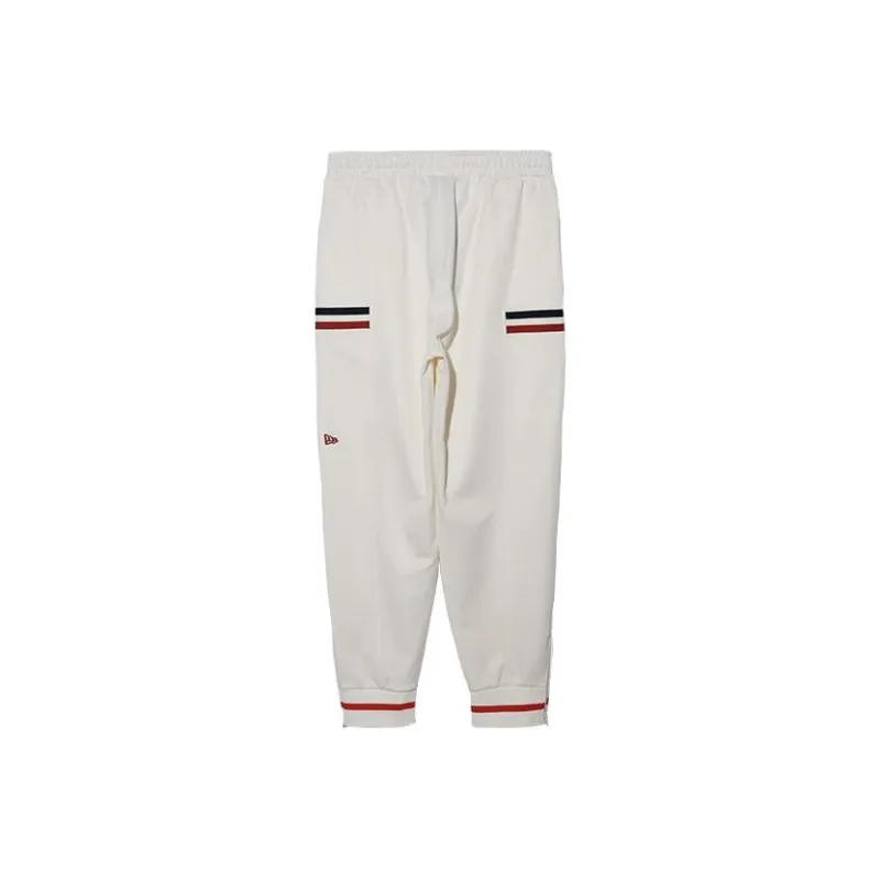 New Era Knitted Sweatpants Unisex White-0