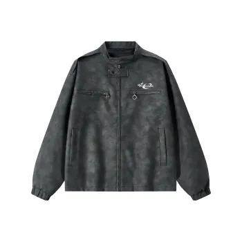 PIMC Leather Jacket Unisex Black