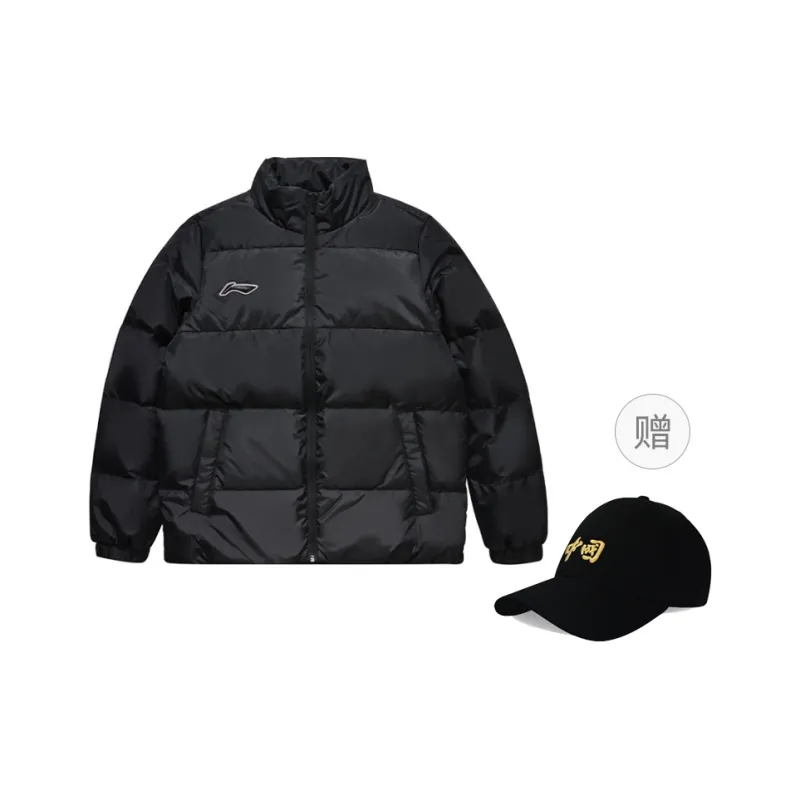 LiNing Down Jacket Unisex Black-2