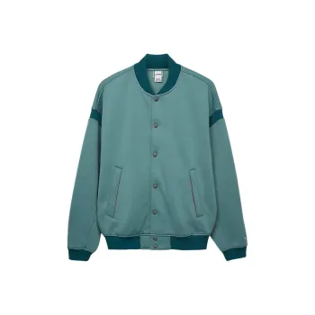 Asics AW24 KNIT VARSITY Jackets & Coats Unisex Celadon