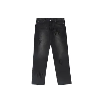 VLONE Jeans Unisex Couple's Black