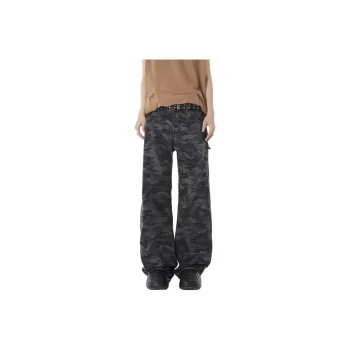 HCHUICHENG Jeans Unisex Camouflage