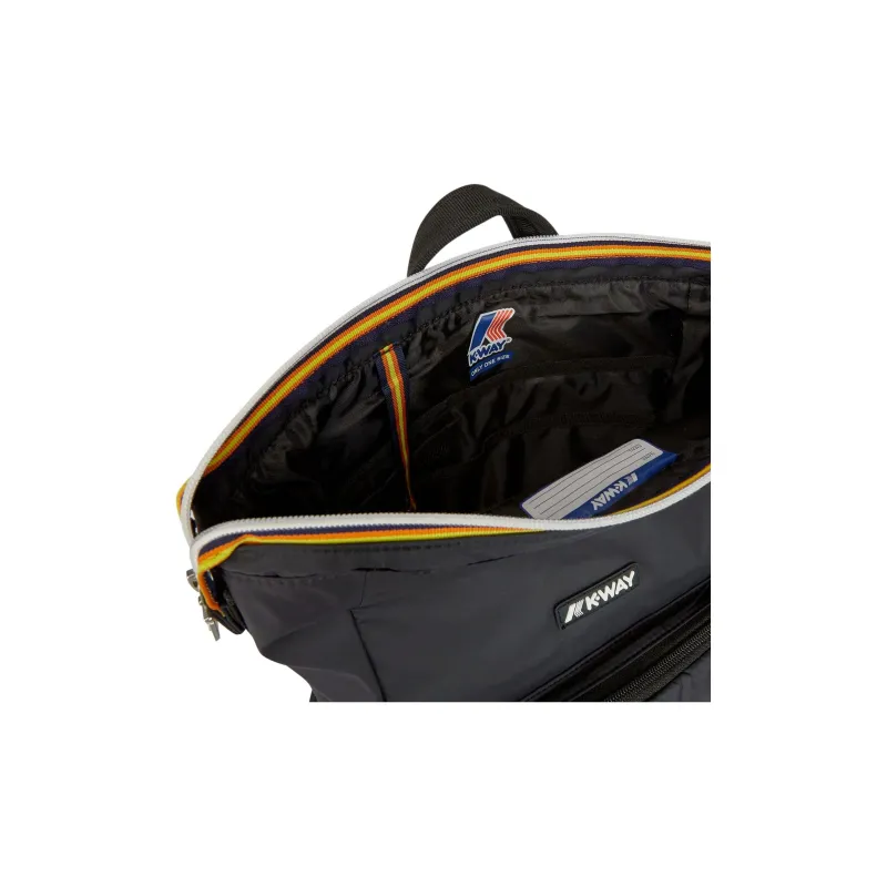 K WAY Polyamide Backpack Unisex Black-2