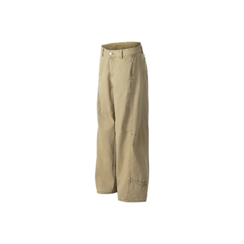 NEVER RULE Jeans Unisex Khaki-2