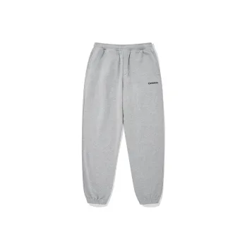 COVERNAT Knitted Sweatpants Unisex White Gray