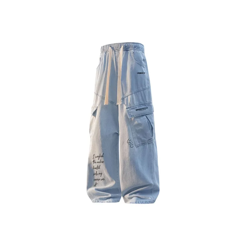 Qnxeey Jeans Unisex-2