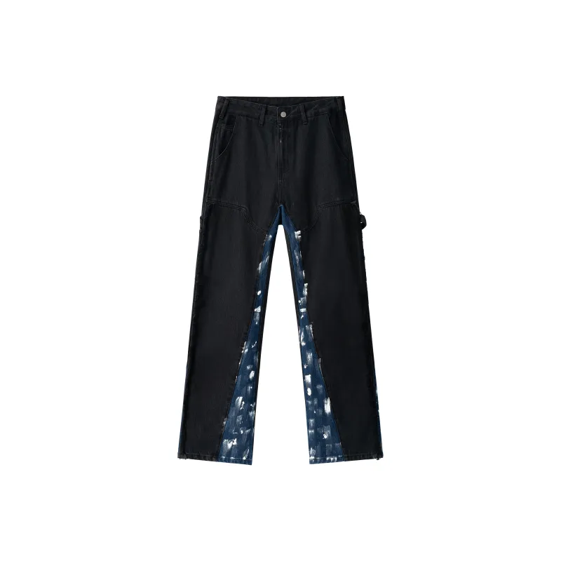 XINYINSU FW24 Jeans Unisex Black-0