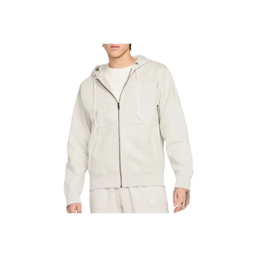 Nike Solo Swoosh Zip Up Drawstring Hoodie