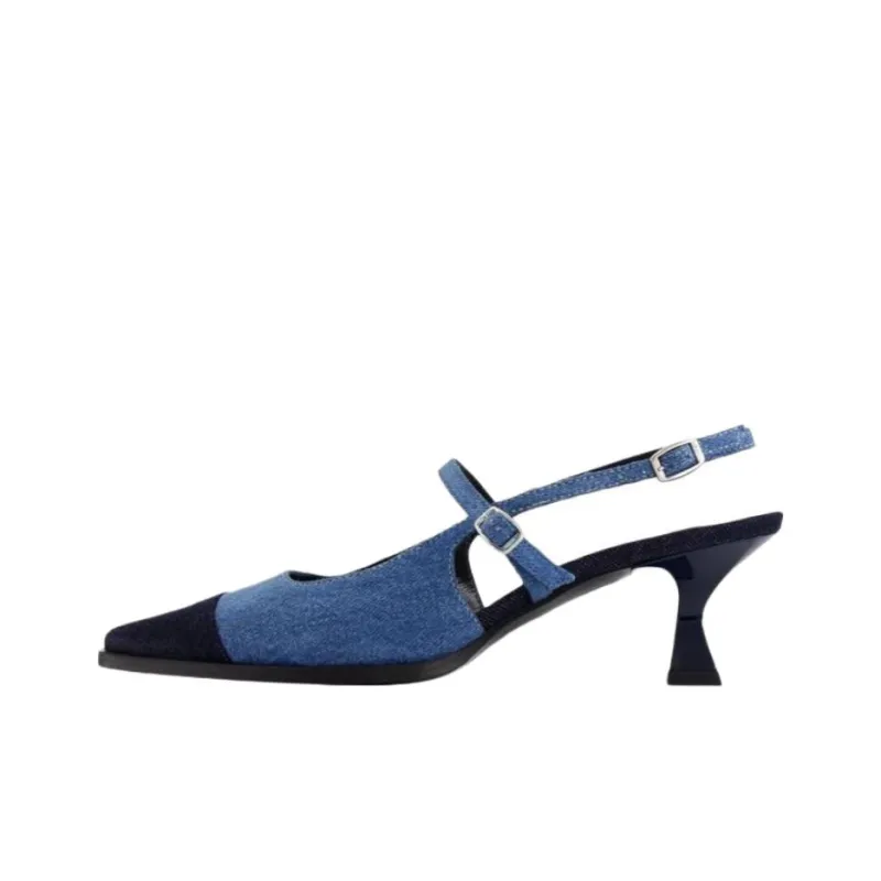 Carel Slim Heel High Heels 12.7cm Women's Blue-0