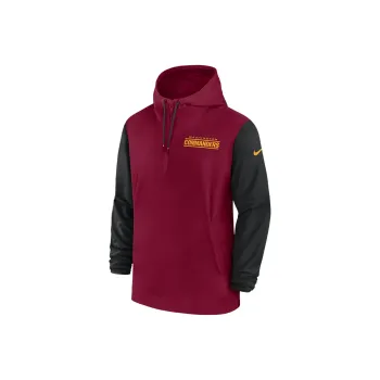 Nike Washington Commanders Sideline Pre Game Player Men's Nike Nfl 1/2 Zip Hooded Jacket