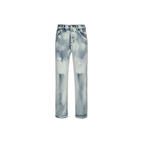 YearnObtainRainbow Jeans Unisex Light Blue