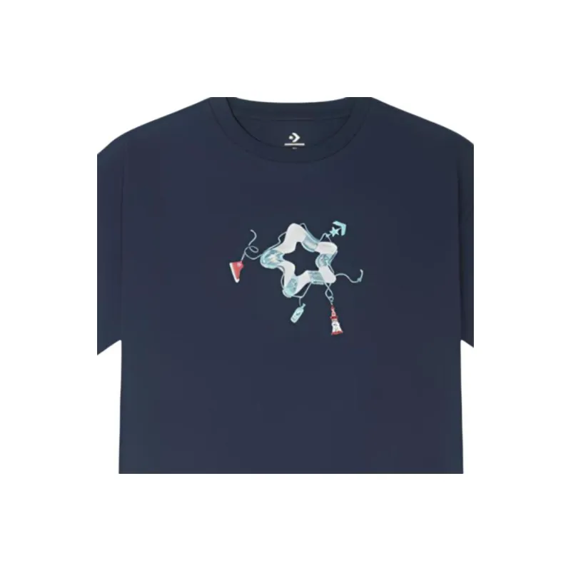 Converse Regular T Shirt Women's Dark Blue-2