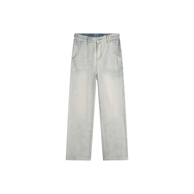 COMOWA Jeans Unisex Yellow Mud Slimming Vibe For Spring Summer Autumn And Winter-0