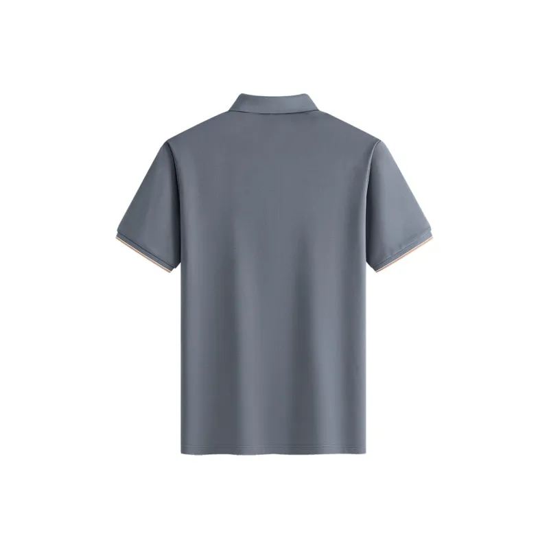 Dance With Wolves Polo Shirt Men's Dark Gray-1