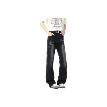 WARNING LIGHT Jeans Unisex Black